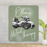 Can-Am Spyder Customized Sherpa Fleece Blanket