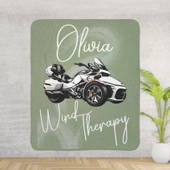 Can-Am Spyder Customized Sherpa Fleece Blanket