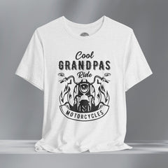 Cool Grandpas Ride Motorcycles Crew Neck TShirt