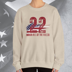 22 a Day American Veteran Crew Neck Sweatshirt