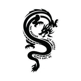 Tail of the Dragon Black Motorcycle Decal