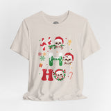 Funny Christmas Skull Crew Neck TShirt