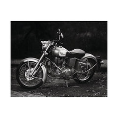 Royal Enfield Motorcycle Poster Print