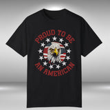 Proud to be an American Eagle Flag Crew Neck TShirt