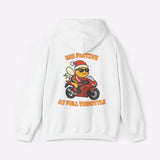 Biker Bee Christmas Hoodie | Full Throttle by Motorcycle Inn