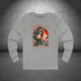 Ladies Daytona Bike Week 2025 Day of the Dead Long Sleeve Crew Neck TShirt