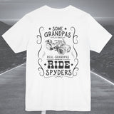 Real Grandpas Ride Spyders Customized Crew Neck TShirt
