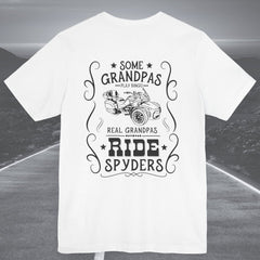 Real Grandpas Ride Spyders Customized Crew Neck TShirt