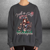Woman's Motorcycle Culture Crew Neck Sweatshirt