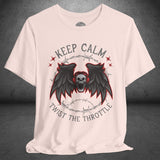 Screaming Skull Biker Culture Crew Neck TShirt