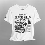 Riding the Black Hills South Dakota Crew Neck TShirt