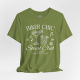 Biker Chic Customized Crew Neck TShirt
