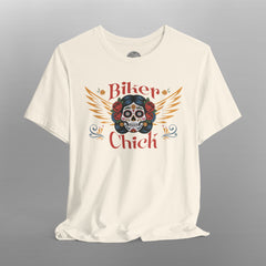 Biker Chick Day of the Dead TShirt
