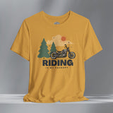 Miles are my Mediation Motorcycle Crew Neck TShirt