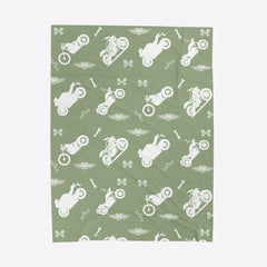 Motorcycle Customized Velveteen Plush Blanket
