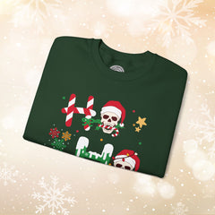 Christmas Skull Crew Neck Sweatshirt