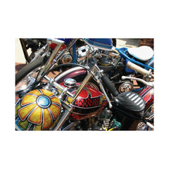 Vintage Chopper Motorcycles Poster Print