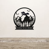 Camping, Nature, Mountains Customized Metal Wall Art