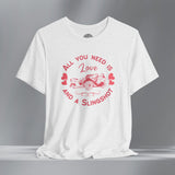 Ladies Boho Heart SlingShot Crew Neck TShirt