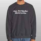 Can-Am Spyder Motorcycle Embroidered Crew Neck Sweatshirt