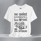 The Coolest Grandpas Ride Spyders (RTL) Crew Neck TShirt