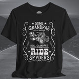 Real Grandpas Ride Spyders Customized Crew Neck TShirt