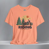 Miles are my Mediation Motorcycle Crew Neck TShirt