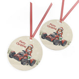 Mrs. Claus Can-Am Ryker Christmas Ornament