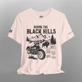 Riding the Black Hills South Dakota Crew Neck TShirt