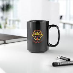 TN-421 The Snake Black Coffee Mug, 15oz