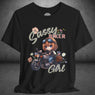 Sassy Biker Girl Crew Neck TShirt
