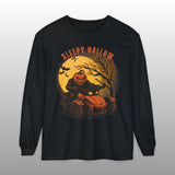 Sleepy Hallow Can-Am Spyder Ghoul Halloween Long Sleeve Crew Neck TShirt