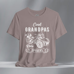 Cool Grandpas Ride Spyders Crew Neck TShirt