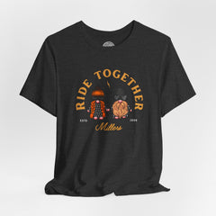 Biker Couple 'Ride Together' Customized TShirt