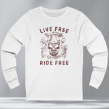 Motorcycle Culture Long Sleeve Crew Neck TShirt
