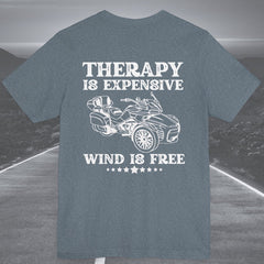 Wind is Free Can-Am Spyder | Ryker Customized Crew Neck TShirt