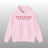 USA Flag Style Freedom Pullover Hoodie