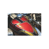 Vintage Chopper Motorcycle Tank Metal Poster