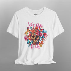 Cottagecore Skull Women's Motorcycle TShirt