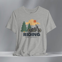 Miles are my Mediation Motorcycle Crew Neck TShirt