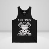 Ohio Bike Rally 2024 Tiki Skull Unisex Jersey Tank