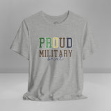 Proud Military Brat Crew Neck TShirt