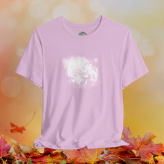 Halloween Skull and Moon Crew Neck TShirt