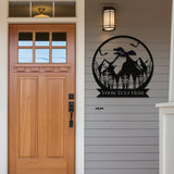 Camping, Nature, Mountains Customized Metal Wall Art