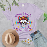 Beads & Biker Squad Mardi Gras Themed Crew Neck TShirt