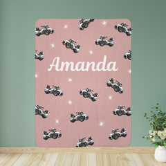 Can-Am Spyder Customized Sherpa Fleece Blanket