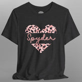 Can-Am Spyder Animal Print Heart Crew Neck TShirt