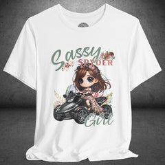 Sassy Spyder Girl Crew Neck TShirt
