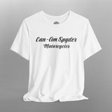 Can-Am Spyder Script Text TShirt