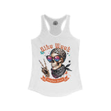 Ladies Daytona Bike Week 2025 Hipster Skull Racerback Tank